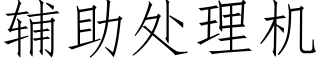 輔助處理機 (仿宋矢量字庫)