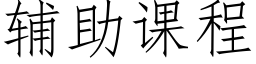 輔助課程 (仿宋矢量字庫)