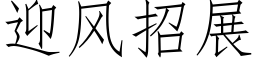 迎风招展 (仿宋矢量字库)