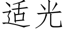 适光 (仿宋矢量字庫)