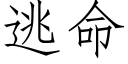 逃命 (仿宋矢量字庫)