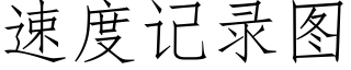 速度記錄圖 (仿宋矢量字庫)