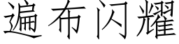 遍布闪耀 (仿宋矢量字库)