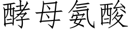 酵母氨酸 (仿宋矢量字庫)