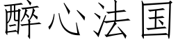 醉心法國 (仿宋矢量字庫)