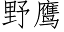 野鹰 (仿宋矢量字库)