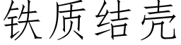 铁质结壳 (仿宋矢量字库)