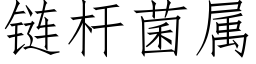 链杆菌属 (仿宋矢量字库)