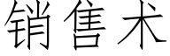 销售术 (仿宋矢量字库)