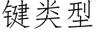 键类型 (仿宋矢量字库)