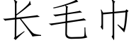 长毛巾 (仿宋矢量字库)