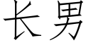 长男 (仿宋矢量字库)