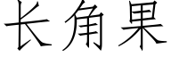 長角果 (仿宋矢量字庫)