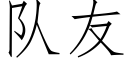 隊友 (仿宋矢量字庫)