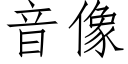 音像 (仿宋矢量字库)