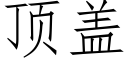 顶盖 (仿宋矢量字库)