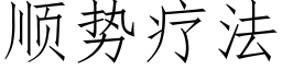 順勢療法 (仿宋矢量字庫)