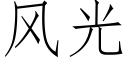 風光 (仿宋矢量字庫)