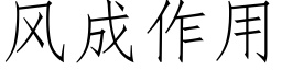 風成作用 (仿宋矢量字庫)