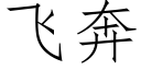 飞奔 (仿宋矢量字库)