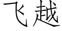 飛越 (仿宋矢量字庫)