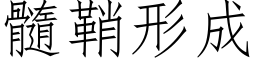 髓鞘形成 (仿宋矢量字库)