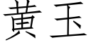 黄玉 (仿宋矢量字库)