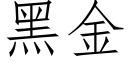 黑金 (仿宋矢量字庫)