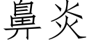 鼻炎 (仿宋矢量字库)