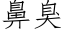 鼻臭 (仿宋矢量字庫)