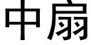 中扇 (黑体矢量字库)