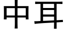 中耳 (黑体矢量字库)