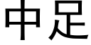 中足 (黑體矢量字庫)