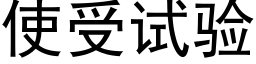 使受试验 (黑体矢量字库)