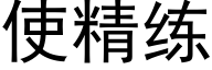 使精練 (黑體矢量字庫)