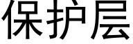 保護層 (黑體矢量字庫)