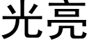 光亮 (黑體矢量字庫)