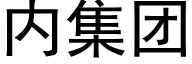 内集團 (黑體矢量字庫)