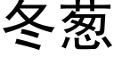 冬葱 (黑体矢量字库)