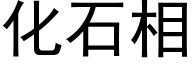 化石相 (黑体矢量字库)