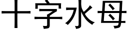 十字水母 (黑體矢量字庫)