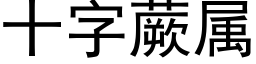 十字蕨属 (黑体矢量字库)