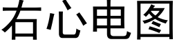 右心电图 (黑体矢量字库)