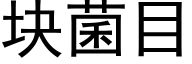 块菌目 (黑体矢量字库)