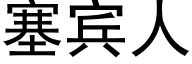 塞宾人 (黑体矢量字库)