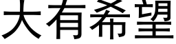 大有希望 (黑体矢量字库)