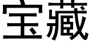 宝藏 (黑体矢量字库)