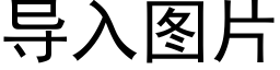 導入圖片 (黑體矢量字庫)