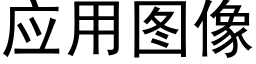 应用图像 (黑体矢量字库)