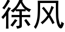 徐风 (黑体矢量字库)